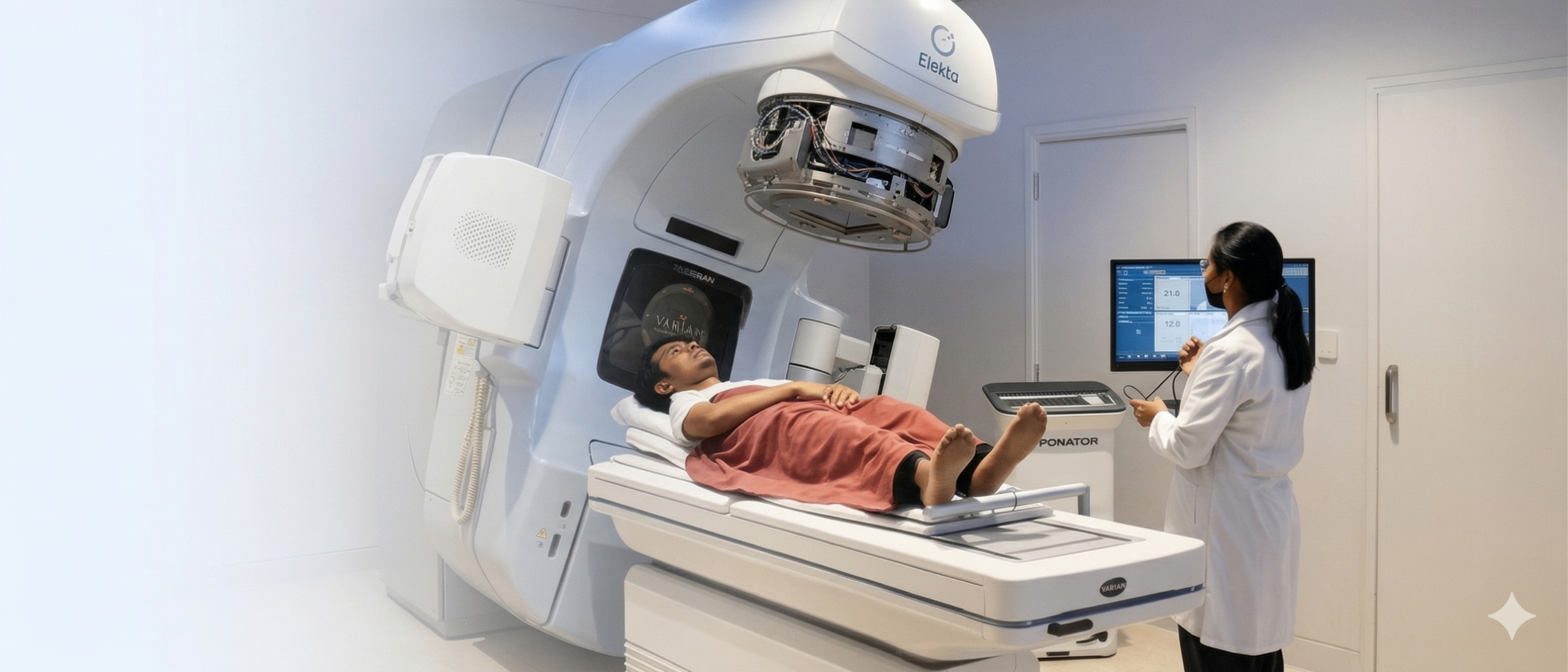 Modern radiation therapy treatment room